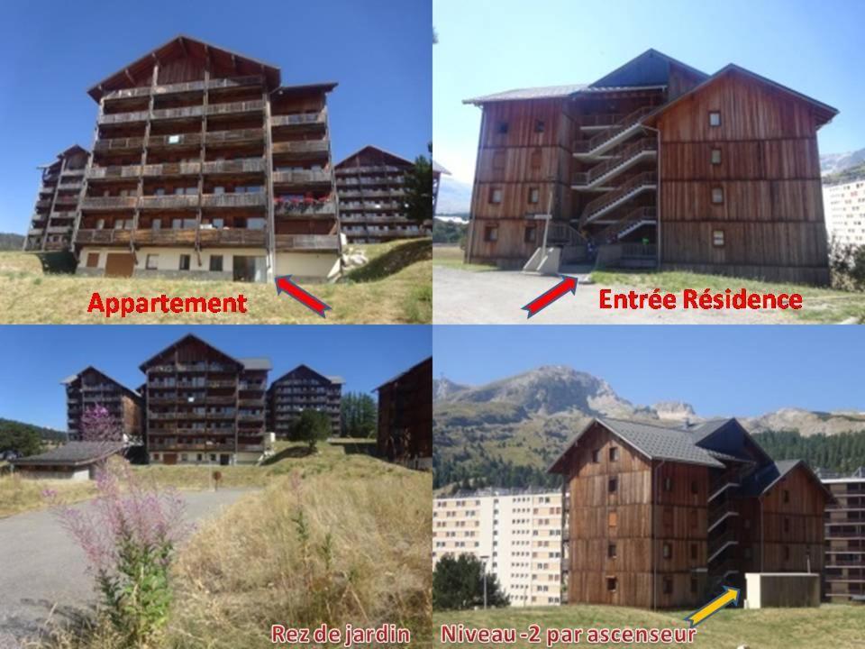 Appartement 8-10 Personnes Superdevoluy Hautes Alpes Rez De Chaussee Vue Panoramique 3 Chambres Ле-Деволюї Екстер'єр фото
