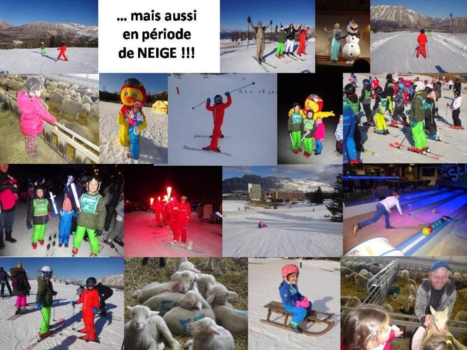 Appartement 8-10 Personnes Superdevoluy Hautes Alpes Rez De Chaussee Vue Panoramique 3 Chambres Ле-Деволюї Екстер'єр фото