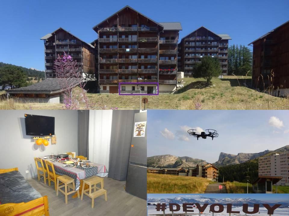 Appartement 8-10 Personnes Superdevoluy Hautes Alpes Rez De Chaussee Vue Panoramique 3 Chambres Ле-Деволюї Екстер'єр фото
